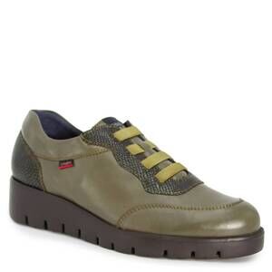 NEW CALLAGHAN women's milano leather shoes in pino / forest